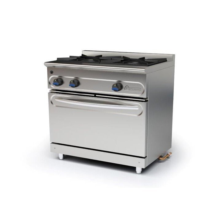 Cocina Profesional 2 Fuegos con Horno a Gas