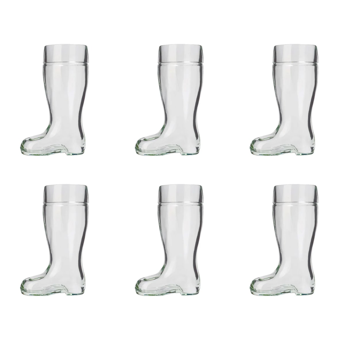 Biergläser, Bierstiefel 6er Set - 0,25 Liter