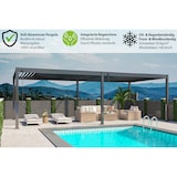 thumbnail of Weide Deluxe Plus | Pergola Voll Aluminium freistehend | 4 x 8 M | Lamellendach anthrazit