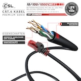 thumbnail of CSL Cat 6 Gigabit Ethernet LAN Kabel - mehrfach geschirmt - UTP Gigabit - 1000 Mbit/s - Patchkabel - Netzwerkkabel - 2m