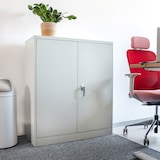 thumbnail of Armadio portadocumenti COLOR AS 105 x 90 x 40 cm Metallo grigio chiaro hjh OFFICE