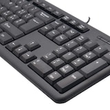 thumbnail of Tastiera Cablata Usb Con Filo Da Scrivania Ufficio Economica Computer Fisso Pc