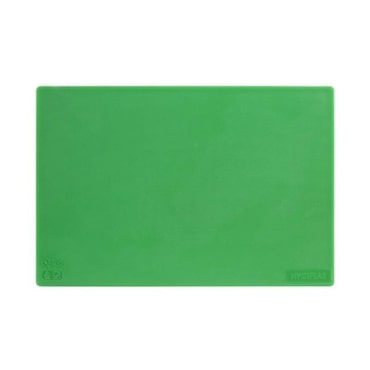 Tabla de cortar de LDPE antibacteriana Hygiplas, color verde, 450 x 300 x 10 mm