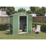 thumbnail of Wasabi - Caseta Jardín Exterior 2,57m2 Light Green - 4 Rejillas Anticondensación - Puerta Corredera Doble