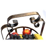 thumbnail of Etagere Obstkorb 10-320 Gemüsekorb 62 cm Küchenregal mit 2 Körbe Obstschale Korb