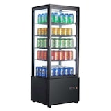 thumbnail of Expositor refrigerado negro 4 caras de cristal 98L Pekin XC98L-N