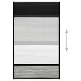 thumbnail of vidaXL Insektenschutz-Plissee für Fenster Alu mit Jalousie : Farbe - Anthrazit, Größe - 80 x 160 cm