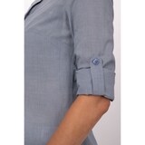 thumbnail of Chef Works® VERISMO Damen Stehkragenshirt der Contemporary Collection Artikel SFB02W Blau Größe L