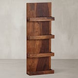 thumbnail of Sheesham Massivholz Wandregal, Nachhaltiges, handgefertigtes Regal. 30x10x80 cm | Kadima Design