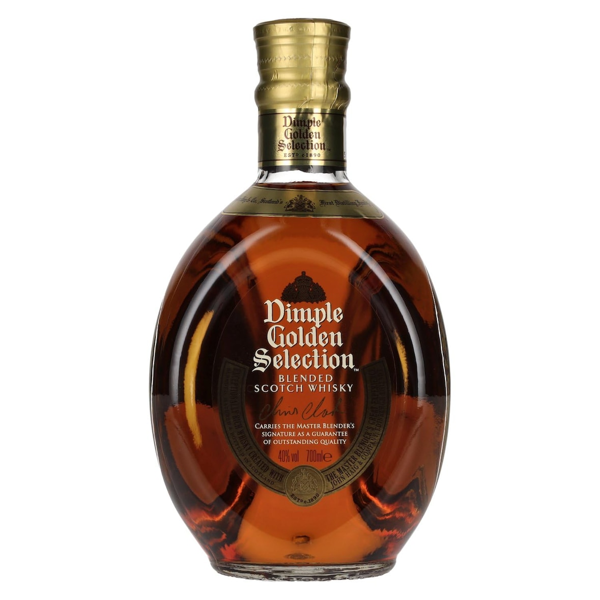 Dimple GOLDEN SELECTION Blended Scotch Whisky 40% Vol. 0,7l