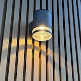 thumbnail of Lumisky 2 HELIO 200LM Solar-Wandleuchten Stahl Schwarz