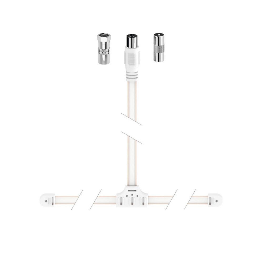 Hama DAB+ Wurfantenne 1,75 m Dipolantenne für digitalen