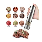 thumbnail of Moulin à poivre ou à sel en acier inoxydable Herzberg HG8106