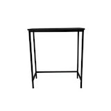 thumbnail of IvoQ Sidetable Zwart Industrieel - Smalle Wandtafel - Consoletafel met Metalen Frame - 75 x 24 x 75 cm