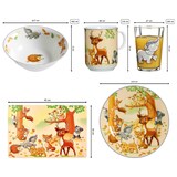 thumbnail of Ritzenhoff & Breker WALDTIERE Kinderset 11-teilig