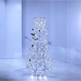 thumbnail of Boneco de Neve com Luzes Led Grinalda de Natal interior ou exterior 8 Modos e temporizador 220-240v (60cm Luz Branca 142 Led)