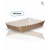 thumbnail of Gebäckschalen, Papier-Schalen, verschiedene Farben und Größen, 500 Stück, aluminiumfrei, gewellter Rand : Farbe - gold / weiß, Größe - 150 x 14