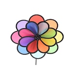 thumbnail of Gartenstecker Windmühle Windrad Stab farbmix Polyester Ø 34 cm