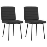 thumbnail of vidaXL Eetkamerstoelen 2 st kunstleer zwart