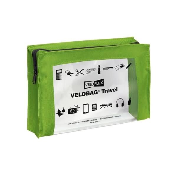 Reißverschlusstasche Velobag Travel A5 grün