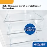 thumbnail of Exquisit Kühlschrank ohne Gefrierfach, 133 Liter, Vollraumkühlschrank freistehend, Türanschlag Wechselbar, KS516-V-H-010E weiss