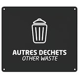 thumbnail of ROSSIGNOL Plaque signalétique de tri murale COLLEC autres déchets
