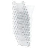 thumbnail of Exacompta 64758D 1x verticale wandfolderhouder met 6 vakken voor formaat A4, Office, transparant