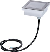 Un luminaire encastré rectangulaire avec un cordon.