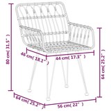 thumbnail of vidaXL 3-tlg. Garten-Essgruppe Poly Rattan