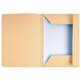 thumbnail of Exacompta 235002E 5x Aktenmappen mit 3 Klappen und Beschriftungsfeld, Packung mit 50 Stück, Karton 250g SUPER, für Format DIN A4 - Sand