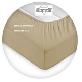 thumbnail of Doppelpack Jersey Spannbettlaken 180 - 200 x 200 cm Weiss