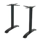 thumbnail of Restootab - Tischsäule für rechteckigen Tisch Modell Bazila schwarz