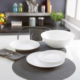 Luminarc Service de Table Harena 19 pièces, 30x20x29 cm, Blanc
