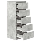 thumbnail of vidaXL Sideboard mit Schubladen Betongrau 37,5x35x99 cm Holzwerkstoff