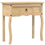 thumbnail of Mesa consola Corona madera maciza de pino 73x35x73 cm