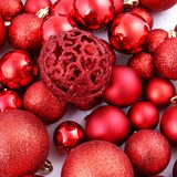 thumbnail of vidaXL 100-tlg. Weihnachtskugel-Set 3/4/6 cm Rot