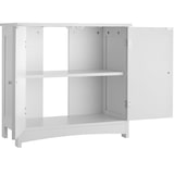 thumbnail of tectake Wastafelonderkast Jasper, 2 vakken, draagkracht 35 kg - wit - 405366