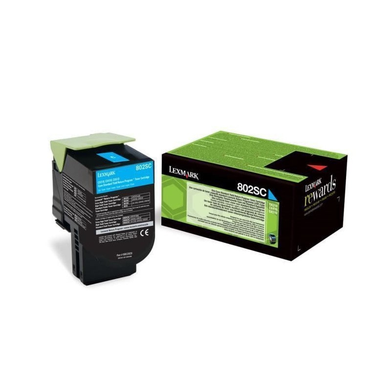 Lasertoner 802SC cyan Return