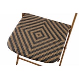 thumbnail of METRO PROFESSIONAL Conjunto de bistrô de 3 peças Agujo, aço/ vime PE, 2 cadeiras, 1 mesa, bege/ branco