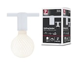 thumbnail of Paulmann URail Schienenspot Socket  E27  max. 20W  dimmbar 230V Signalweiß 95702