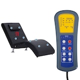 thumbnail of vidaXL Massage-Chaiselongue mit Kissen Schwarz Kunstleder