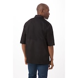 thumbnail of Chef Works® Kochjacke MONTREAL COOL VENT & lite - pflegeleicht, Stoffknöpfe, Schwarz, Größe 4XL
