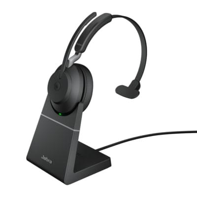 Jabra Evolve2 65 MS Mono + Stand - Bluetooth Headset