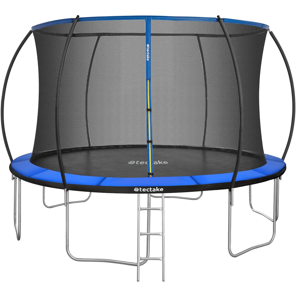 tectake Trampolino Jumpy con rete di sicurezza  Nero/Blu