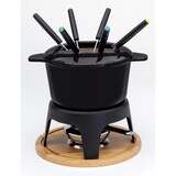 thumbnail of Baumalu Service à fondue fonte noir avec plateau bois - 6 pers. 385051