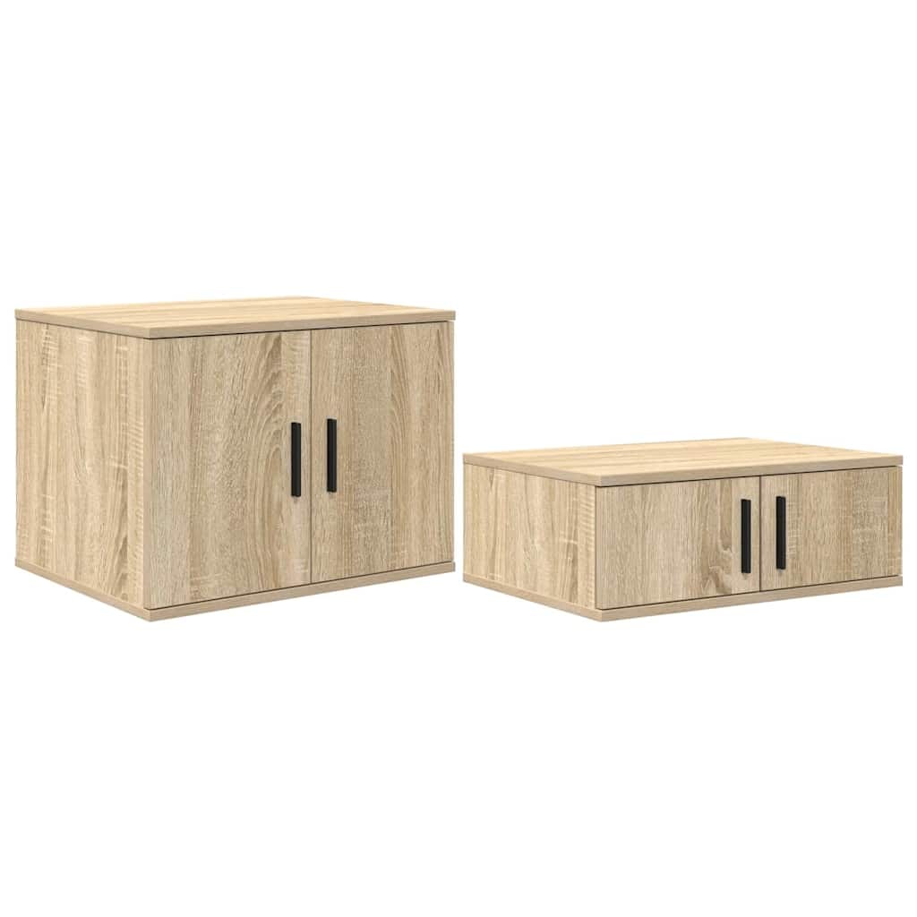 vidaXL Badschrank Sonoma Eiche 118 x 41 x 40 cm Holzwerkstoff