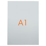 thumbnail of Nobo Ersatzfolie 1902374 61x85,3cm PVC matt transparent 2 St./Pack.