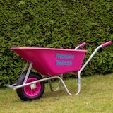 thumbnail of Schubkarre Proseccokutsche PP 100 L 250 kg Gartenschubkarre Schiebkarre pink