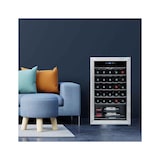 thumbnail of Cantinetta frigo per vino La Sommelière da 34 bottiglie, 37 dB, nera con porta in acciaio inox, classe energetica G LS34A