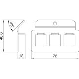 thumbnail of OBO Bettermann Trägerplatte MTM 3F 7407833